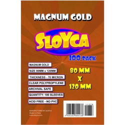 Koszulki Magnum Gold 80x120 mm (100 szt) SLOYCA